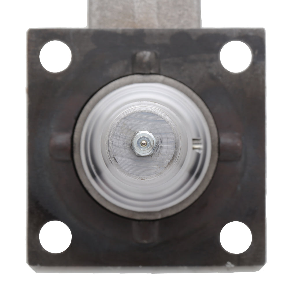 Spindle #84 - 4" Drop - E-Z Lube Weld-On with Brake Flange - 3,500 lbs Trailer Axle