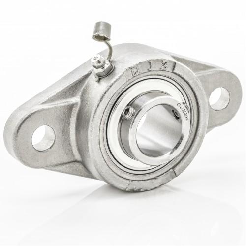 SSUCFL207-23 - Stainless Steel - 1 7/16 in 2-Bolts Flange Unit