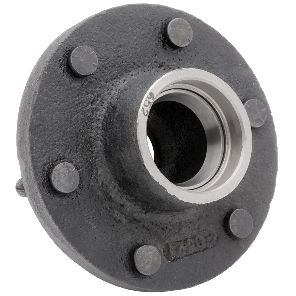 3,500 lbs Trailer Axle Idler Hub - 6 Lug on 5.5" Circle Bolt - Fits #84 Spindle - Races Installed L44610 & L68111